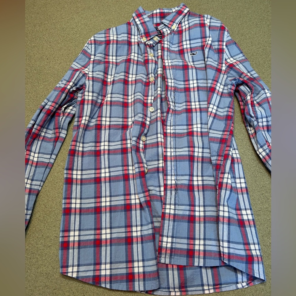 Vineyard vines youth dress shirt size m